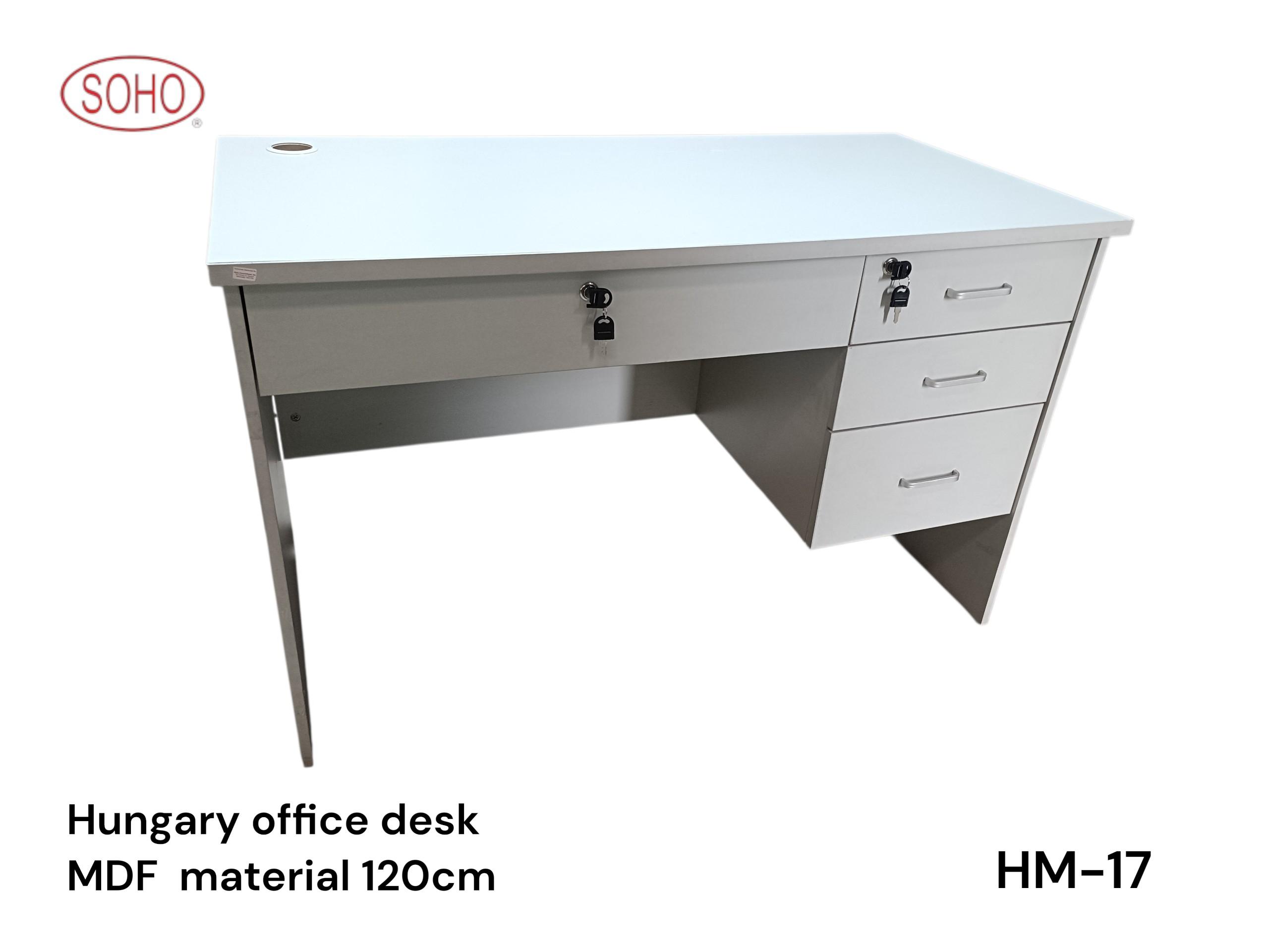 Hungary office desk MDF material 120 cm (HM-17)