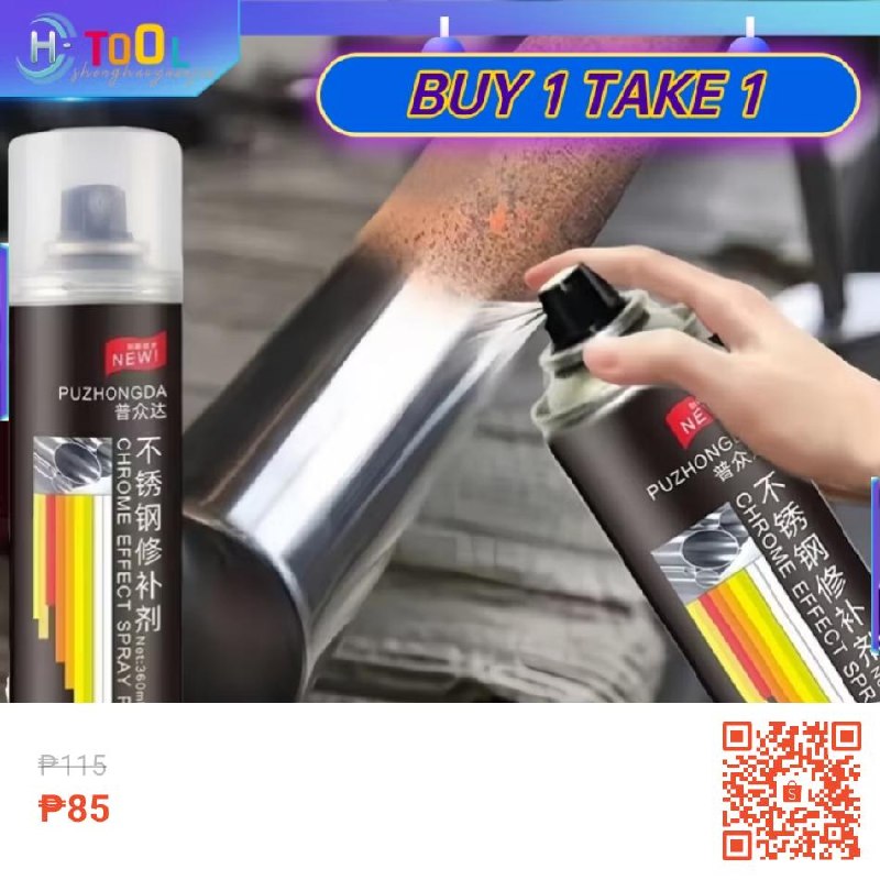Paint Spray Metal Silver Spray Paint Stainless Steel Chrome Paint