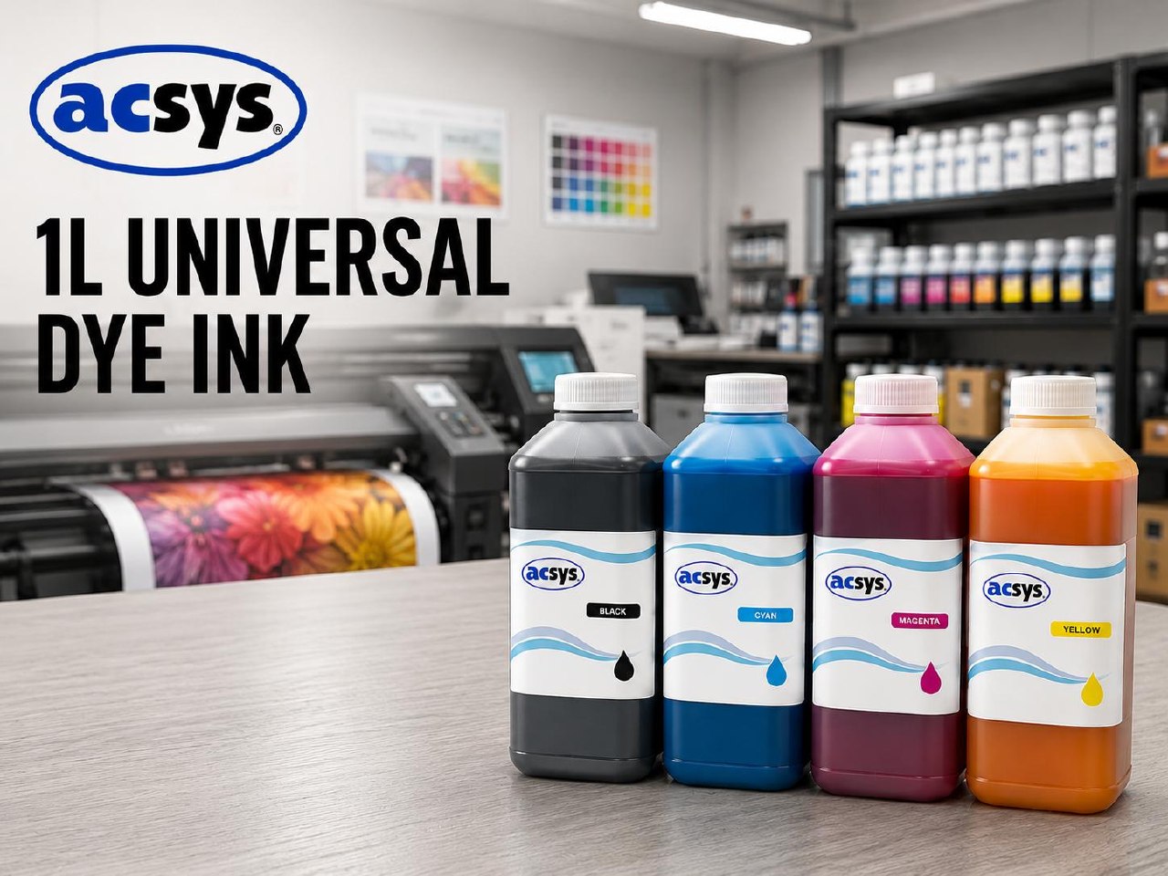 ACSYS BULK INK 1 LITER UNIVERSAL INK (BIU-1L)