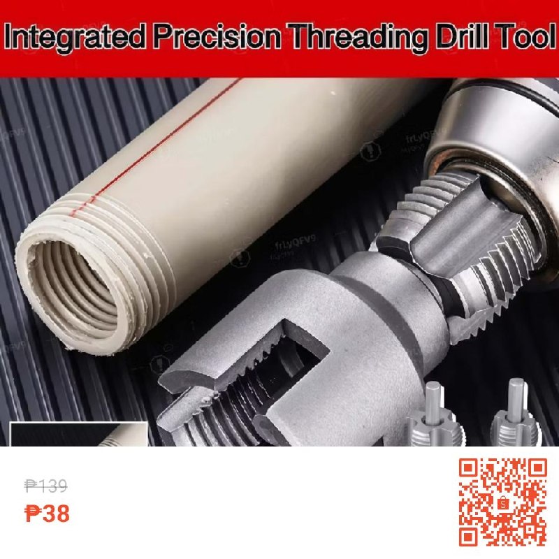 1/2 inch 3/4 inch PPR Pipes Steel Integrated Internal and External Thread Pipe Threading Tool at 72% off! ₱38 only.